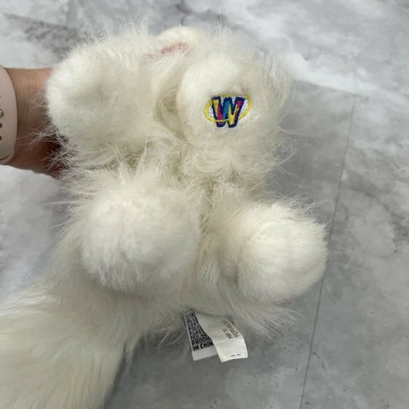 Webkinz HM110 White Long Haired Persian Cat NO Code Kitty Stuffed Animal - Picture 4 of 7